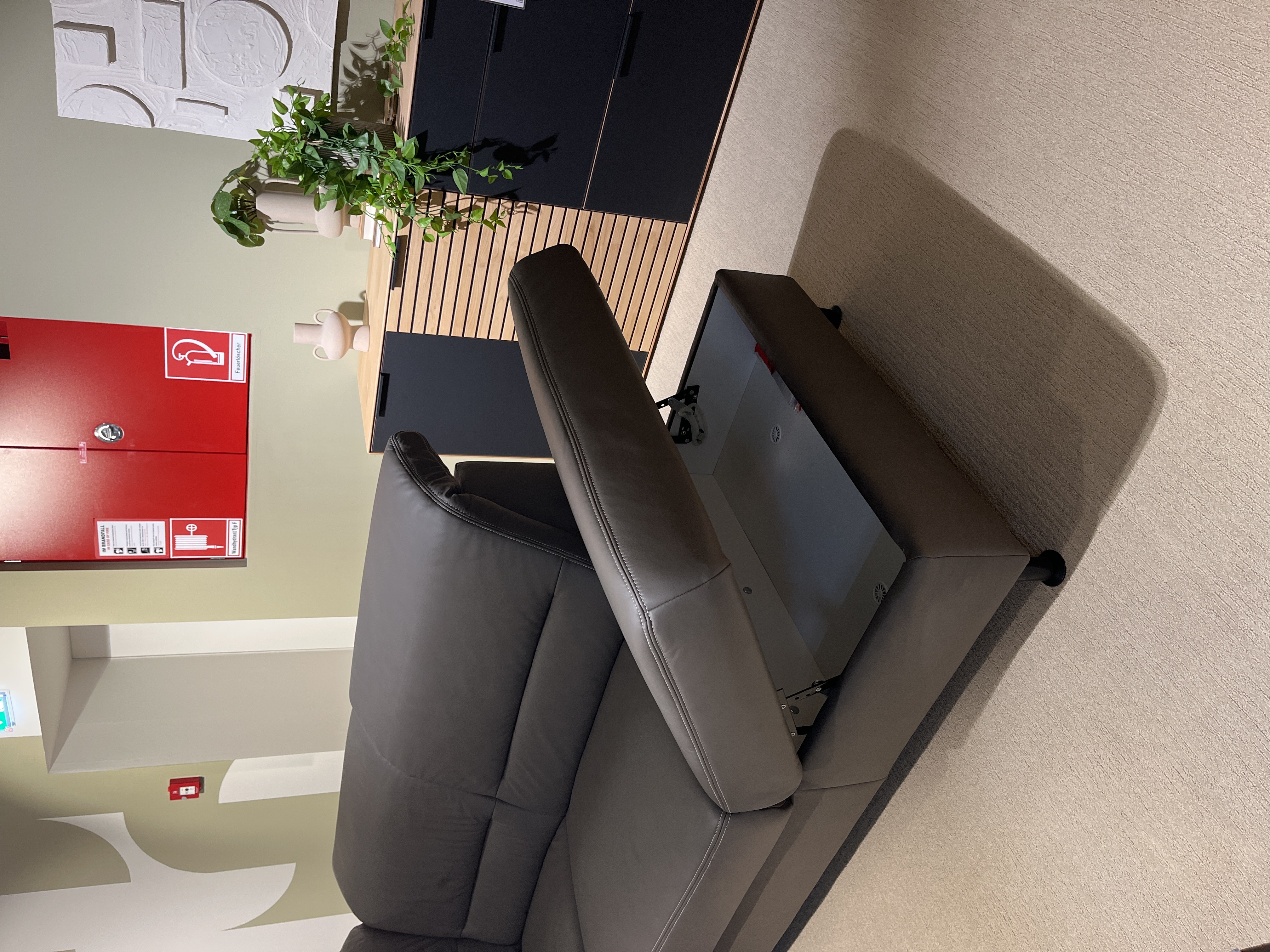 Modulmaster Polstereckgarnitur MM-PN1148 Grau, Sofa, Sofa mit Stauraum, Grau, Ledersofa, Wohnzimmerstuhl