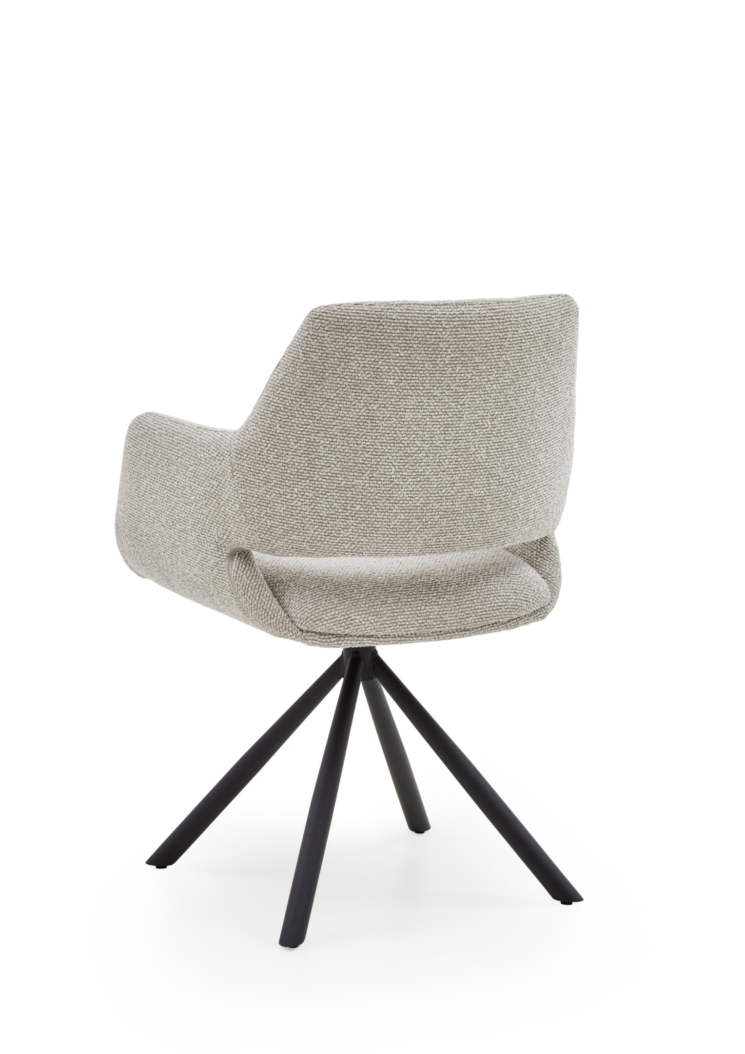 Schalensessel ca.B62 H83 T62 cm in Stoff Boucle Lisa beige, Moebel, Stuhl