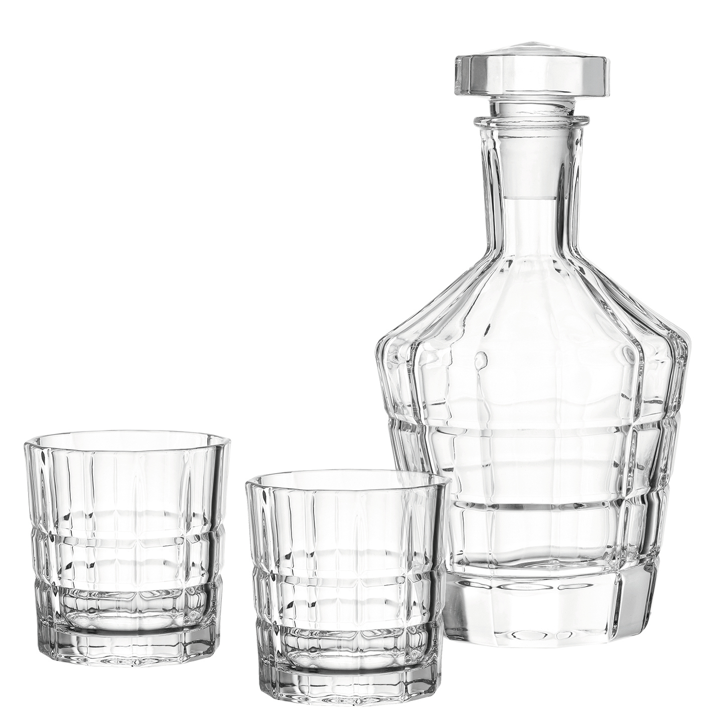 Leonardo Whiskyset Spiritii 3-teilig in Farbe klar