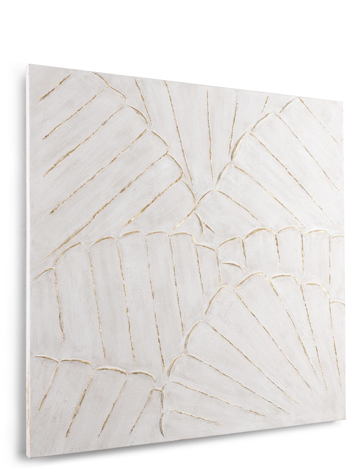 Coco Maison Bild Clover 50192-WIT 100x100cm