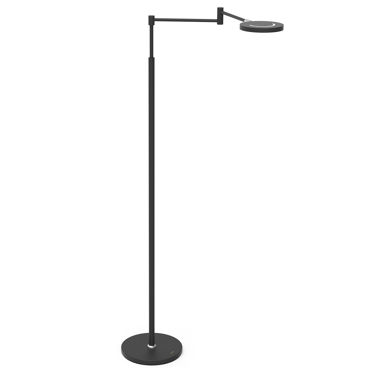 Steinhauer LED-Stehleseleuchte SOLEIL 1-flammig in Farbe Schwarz/Weiß