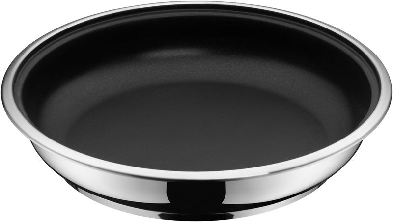 WMF Click&Serve Bratpfanne mit Antihaftversiegelung 28 cm in Edelstahl/schwarz