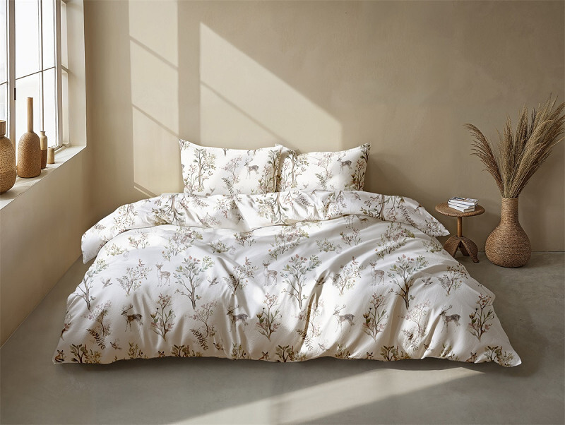 Heckettlane Bettwäsche Hazel 135x200cm HAZEL ca.135x200 cm in Farbe Off-White, Moebel, Bett, Kissen, Dekoration für Zuhause, Bettlaken