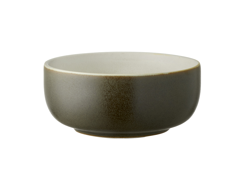 F&H Schale STUDIO ROUND NORTH in Farbe Matte moss/Matte white