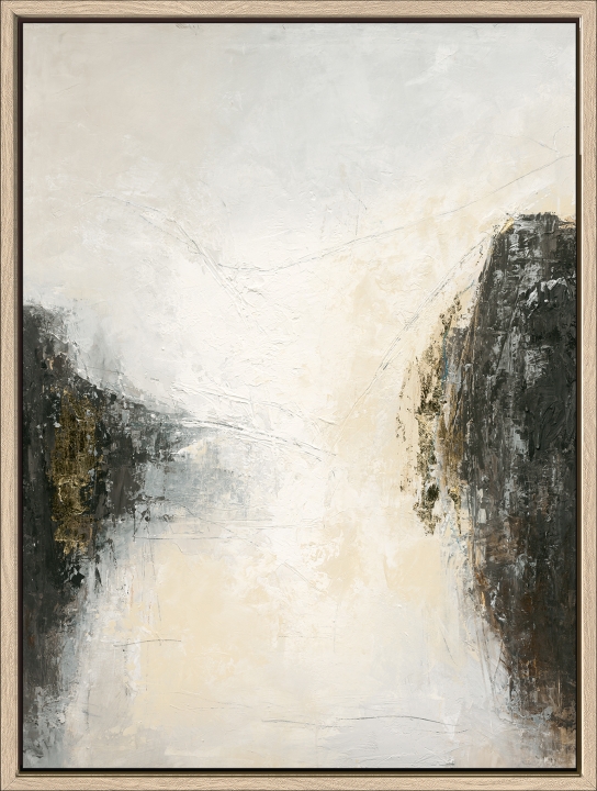PRO ART handgemaltes Original in zusätzlicher Rahmung 120x90cm Minimal Art II