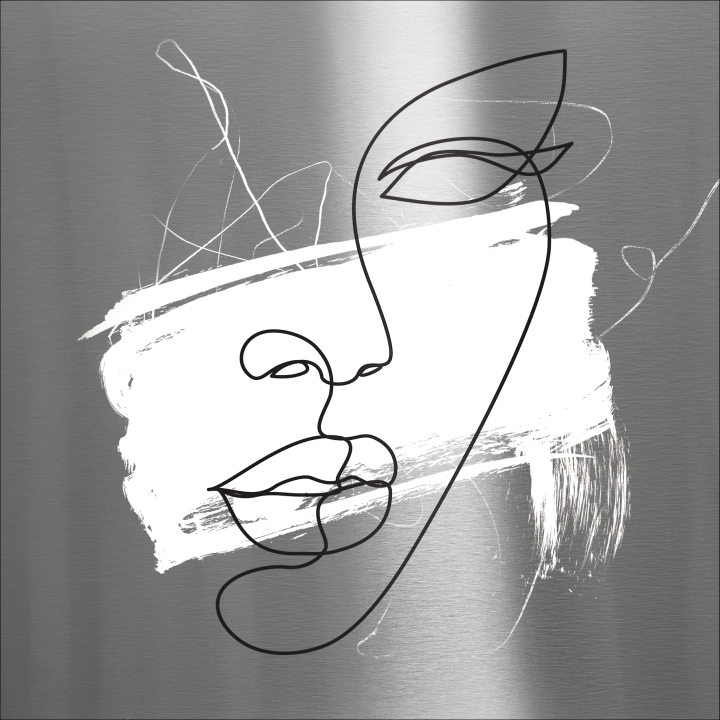 ProArt Alu-Art 50x50cm Face lines VI