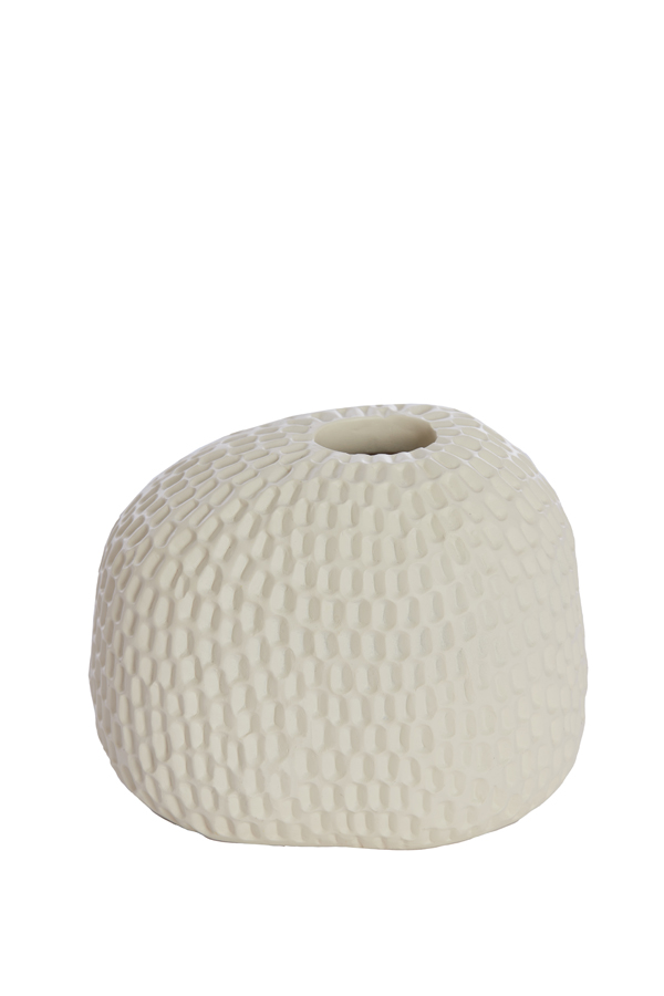 Light & Living Vase ZARHO in Farbe cream, Töpferei, Porzellan, Glas, Vase, Mobiliar