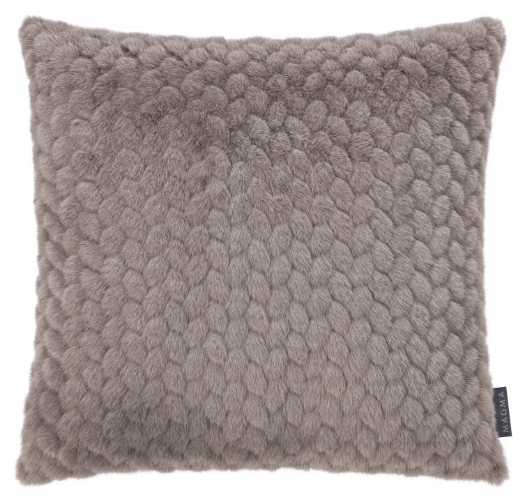 Magma Heimtex Kissenhülle MINK ca. 50x50cm in Farbe taupe Magma Heimtex Kissenhülle MINK ca. 50x50cm in Farbe taupe