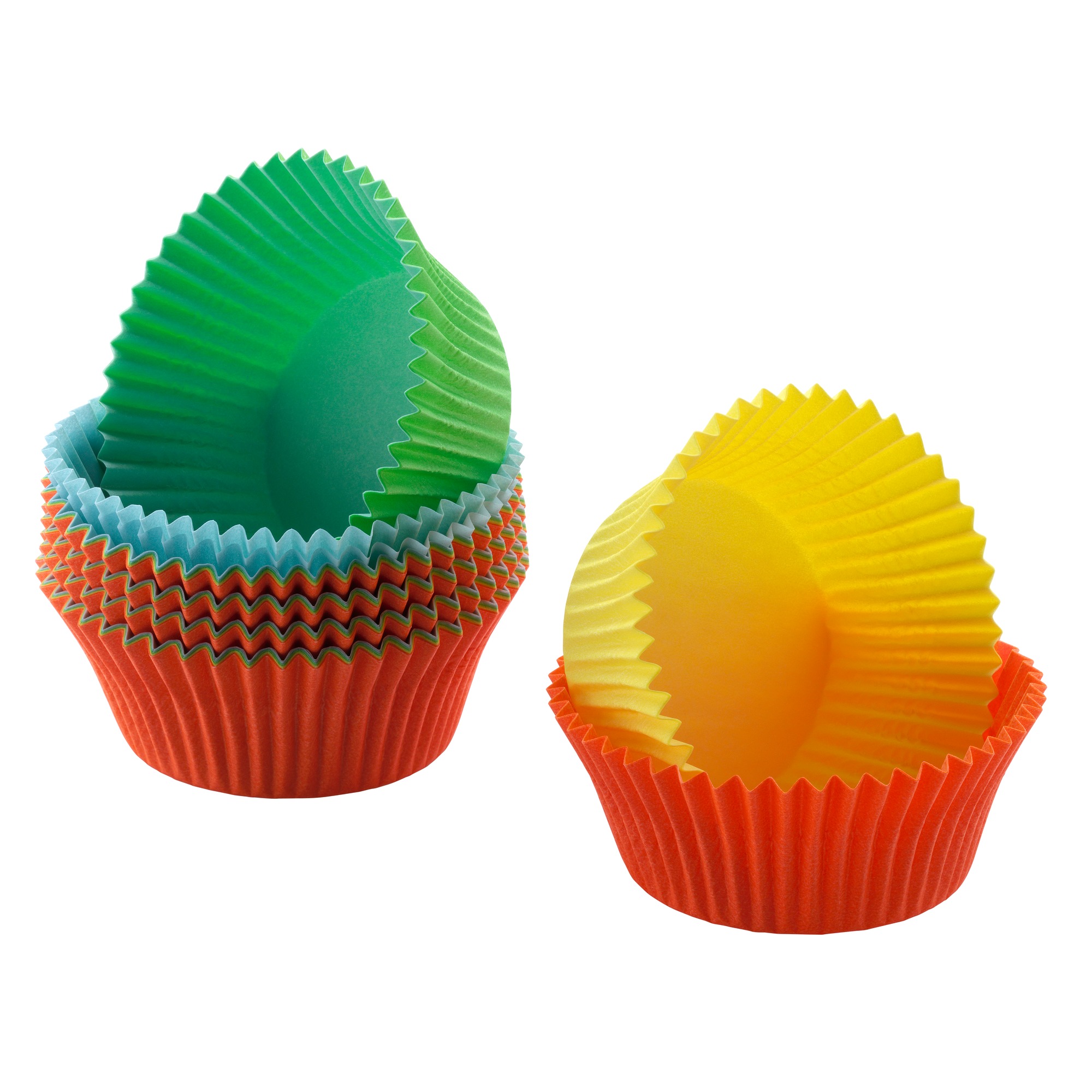 Kaiser Mini-Muffin-Papierbackförmchen-Set in bunt