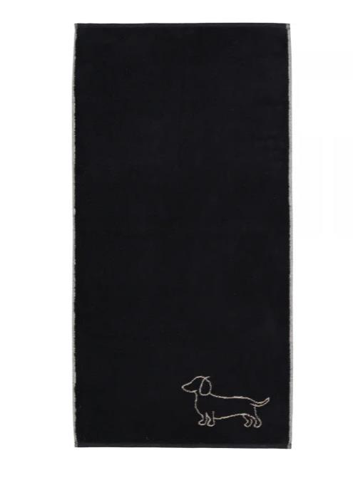 Cawö Duschtuch 80x150 cm WE LOVE DOG in 93 schwarz/beige