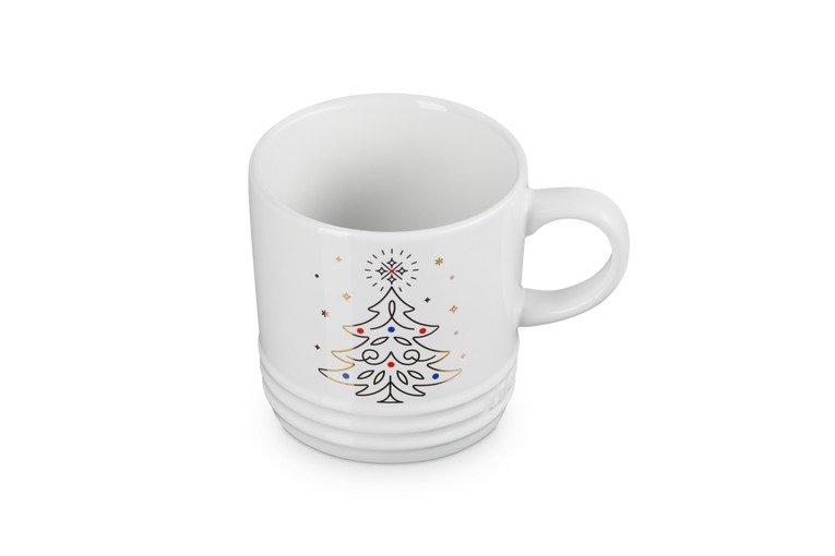 Le Creuset Becher Noël Tannenbaum aus Steinzeug