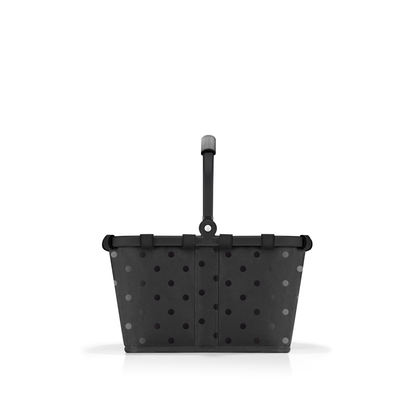 Reisenthel CARRYBAG XS in Farbe frame glossy dots black, Korb, Einkaufskorb