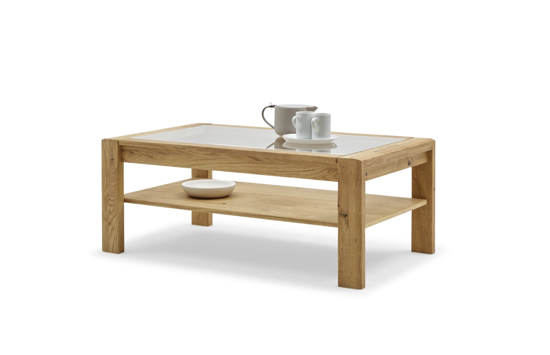 Musterring Couchtisch Puerto, ca. 115 x 65 x 45 cm in Asteiche geölt