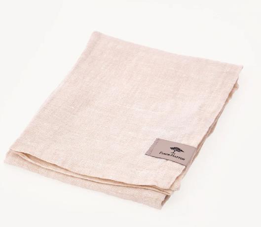 Servietten Sandibe 4er-Set in elephant grey 960 Servietten Sandibe 4er-Set in elephant grey 960, Stofftuch, Wäschestuch, Leinen, Rosa, Label
