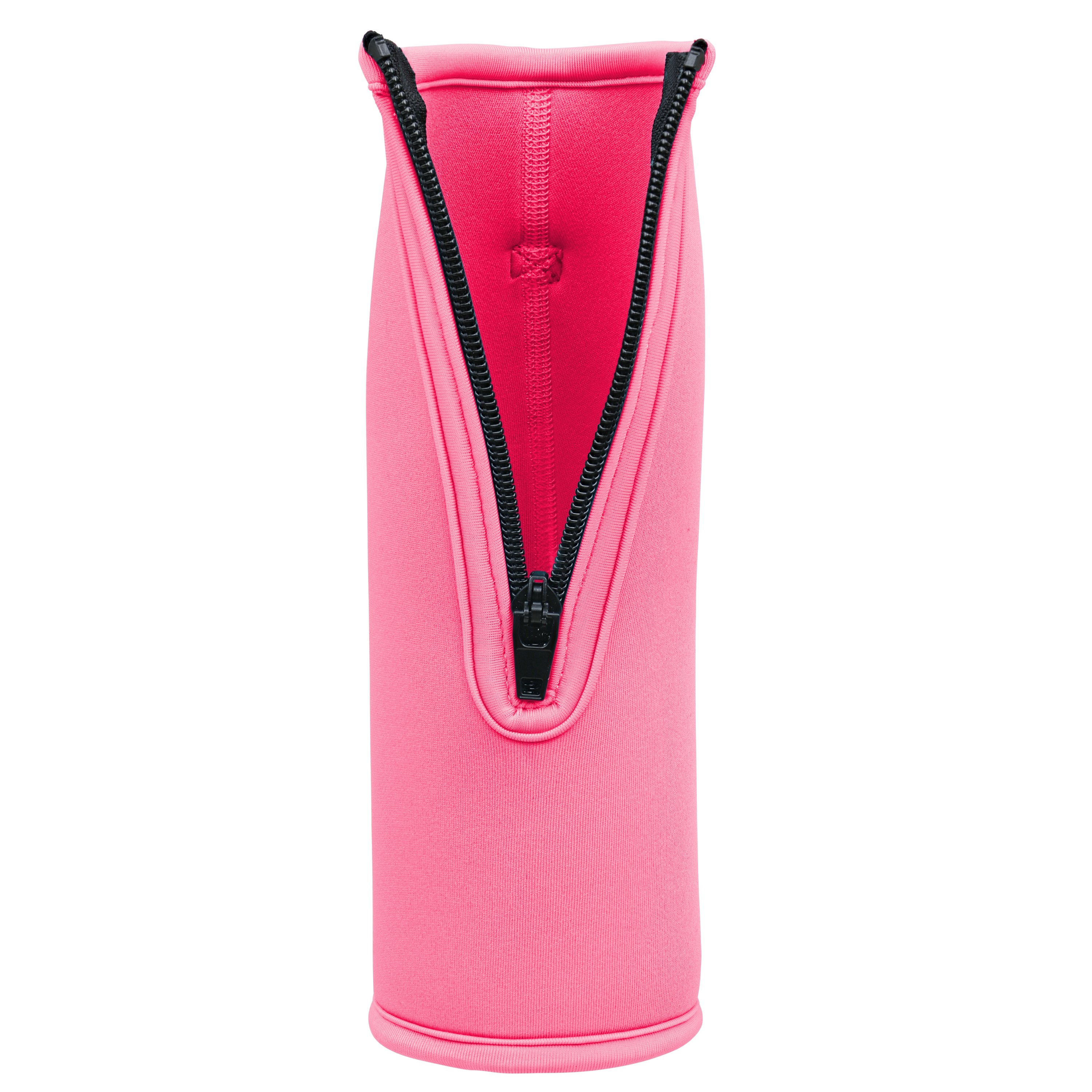boddels Trinkflasche Dree 650ml in Himbeerrot mit Neoprentasche