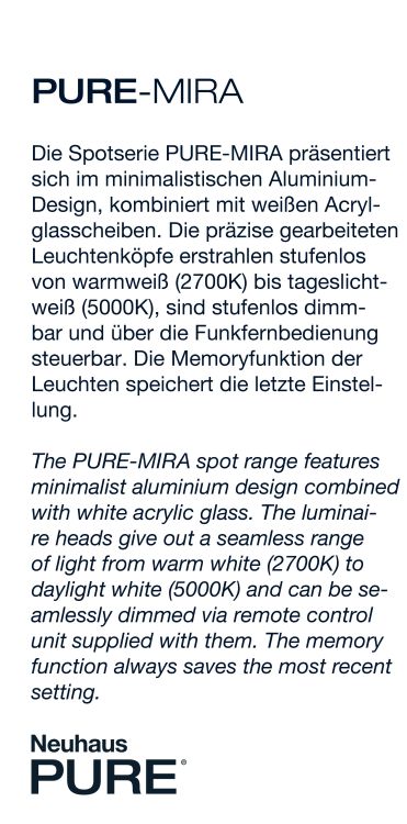Paul Neuhaus LED-Stehleuchte Pure-Mira in Schwarz