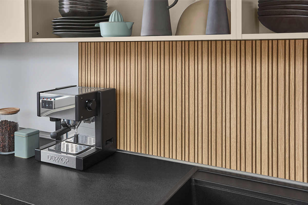 Drinnen, Innenarchitektur, Paneele aus Holz