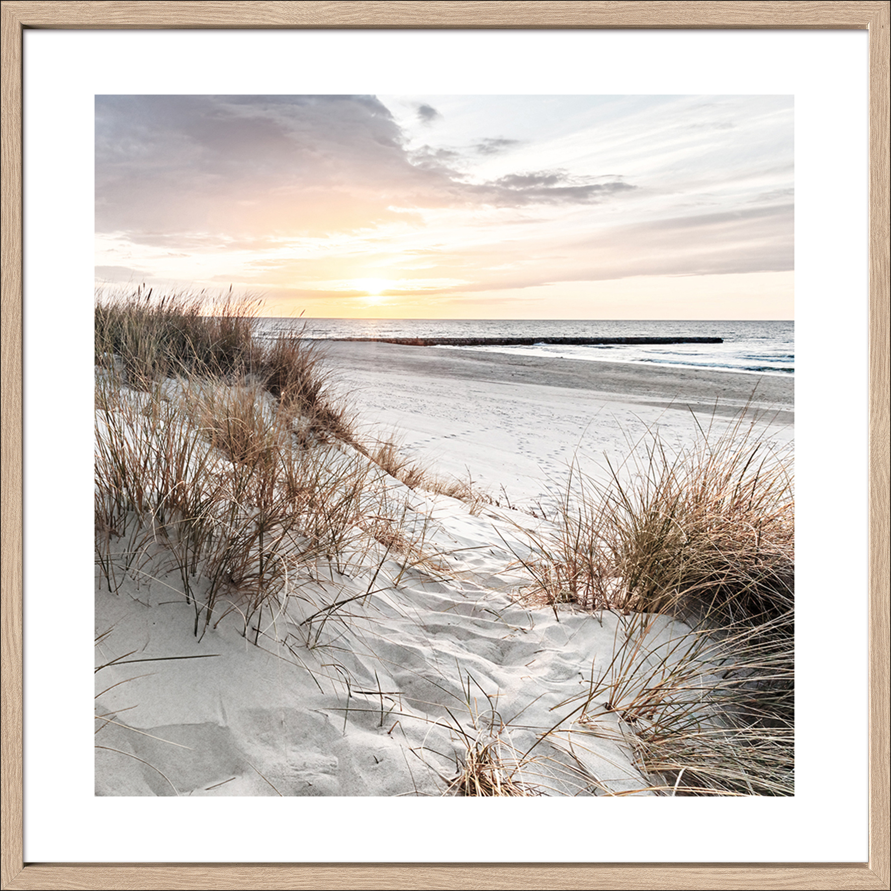 PRO ART Framed-Art Slim Scandic 53x53cm Nordic Beach Atmosphere VII PRO ART Framed-Art Slim Scandic 53x53cm Nordic Beach Atmosphere VII