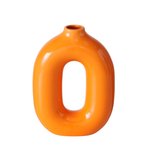 Boltze Vase Lime H:22,6 cm LIME in Porzellan orange