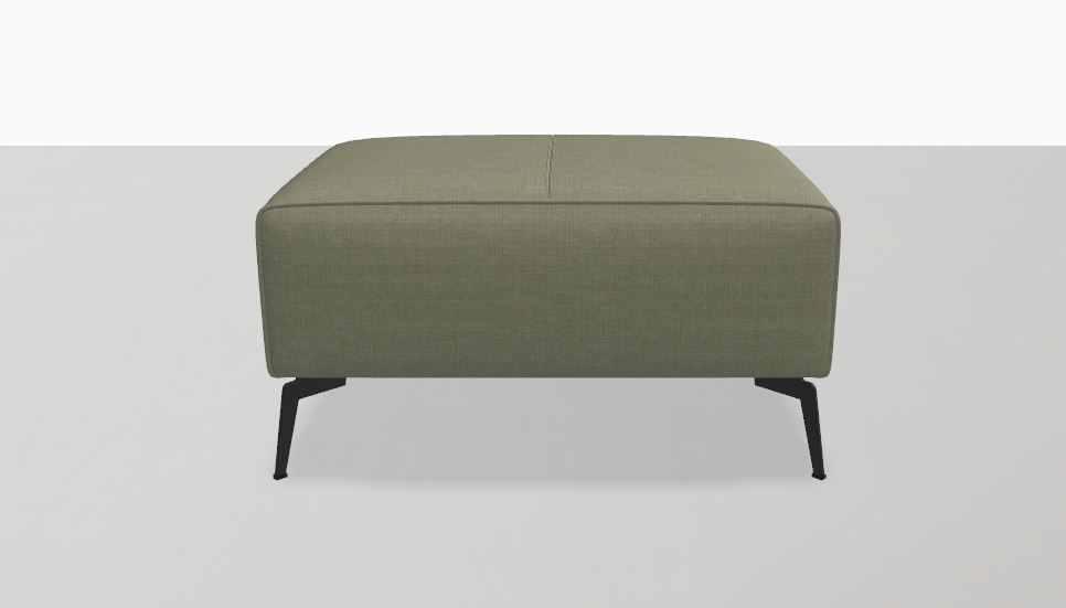 XOOON Hocker Fiskardo 41003001 FISKARDO ca. B92 H47 T62 cm in Stoff Cadiz olive PG1, Moebel, Osmanisch, Moebel, Osmanisch, Moebel, Osmanisch