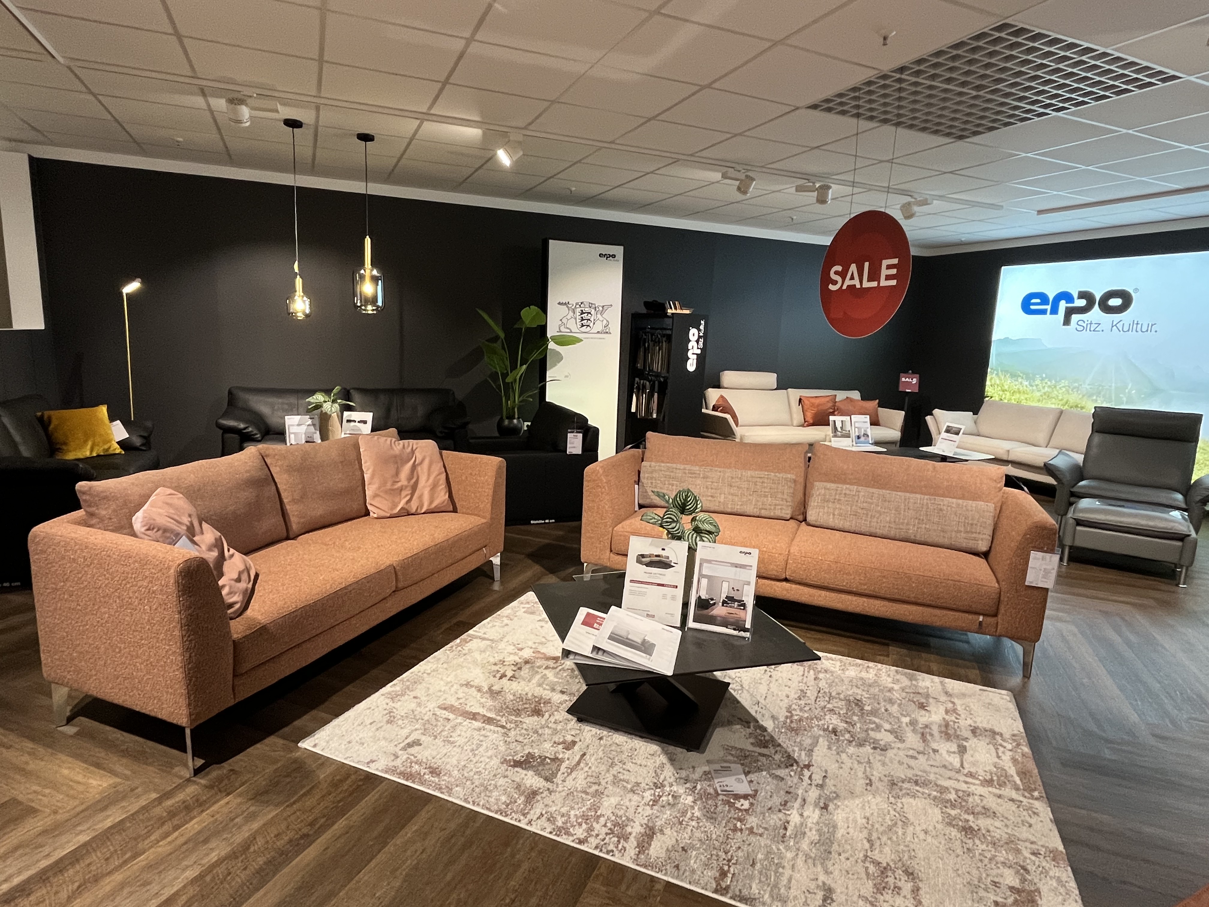 Erpo Polstergruppe AVANTGARDE in Stoff Serra 2041.12 PG:19 Polstergruppe, Dekoration für Zuhause, Drinnen, Pflanze, Lampe, Couch