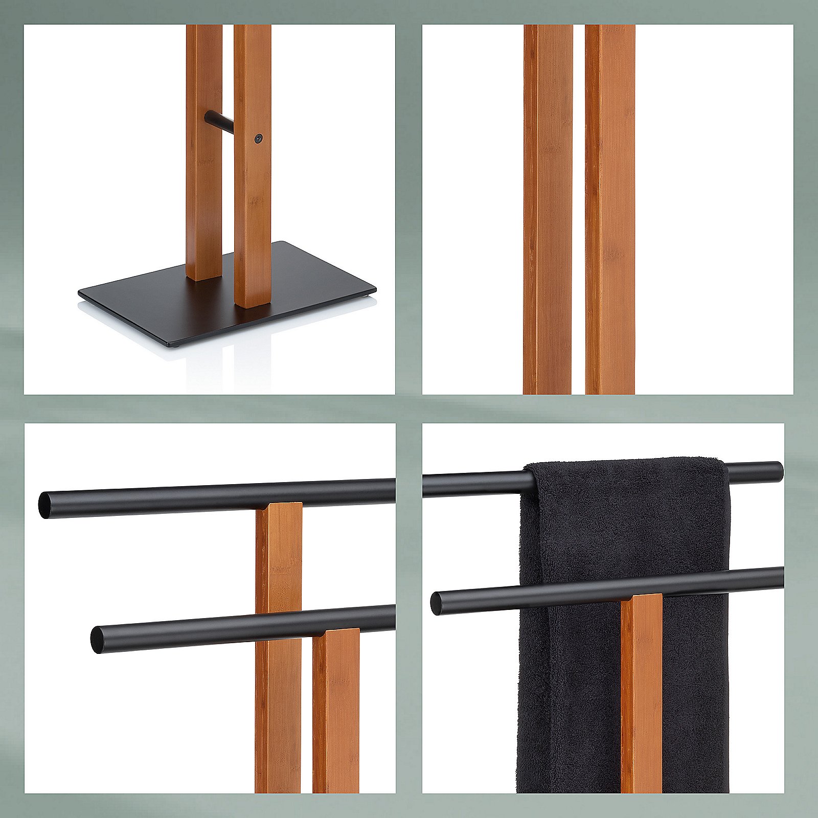 Kela Handtuchhalter AMIR in Schwarz