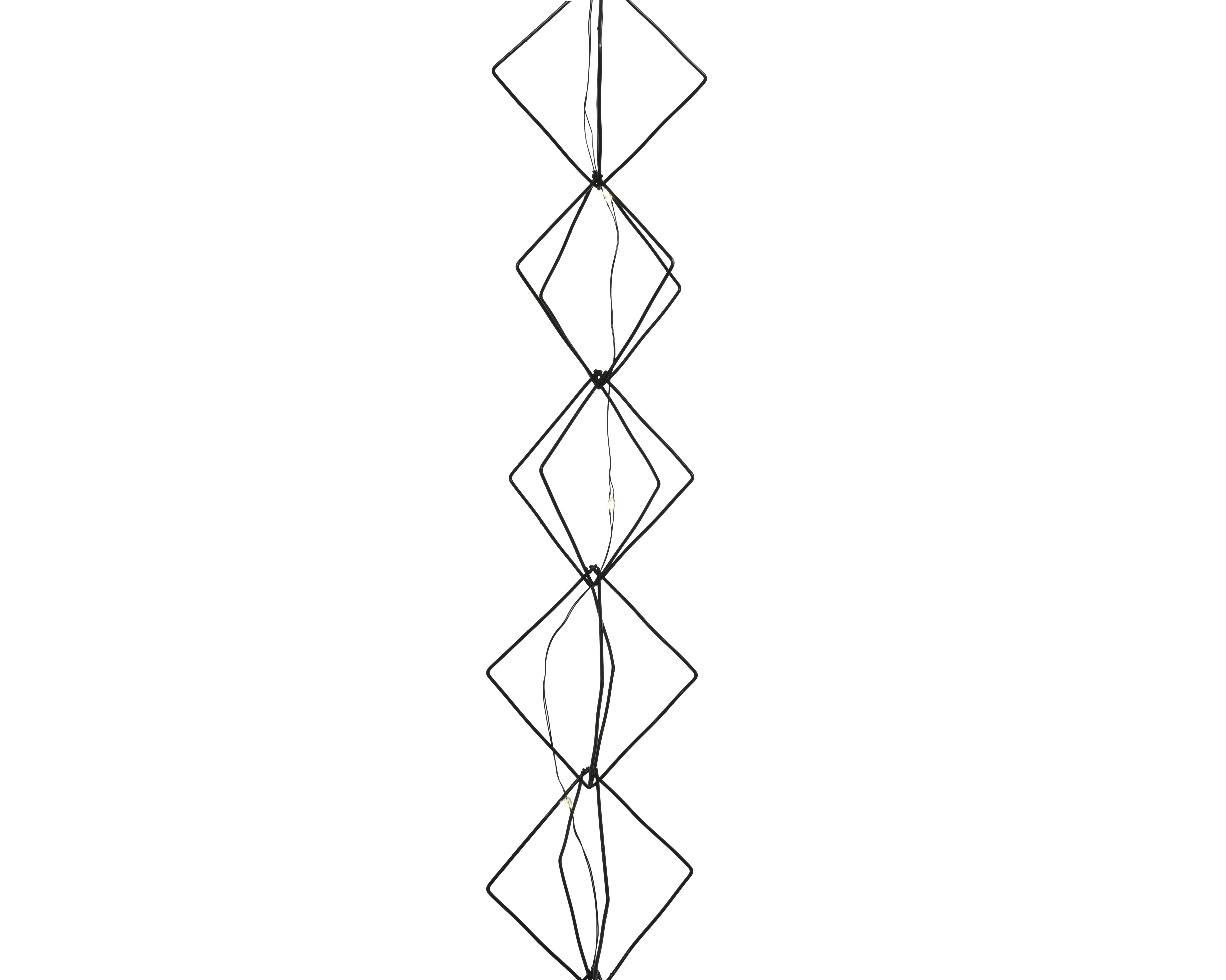 Kaemingk LED Metallstrang, 190 cm MODELL 99 in warmes weiß, Kunst, Papier