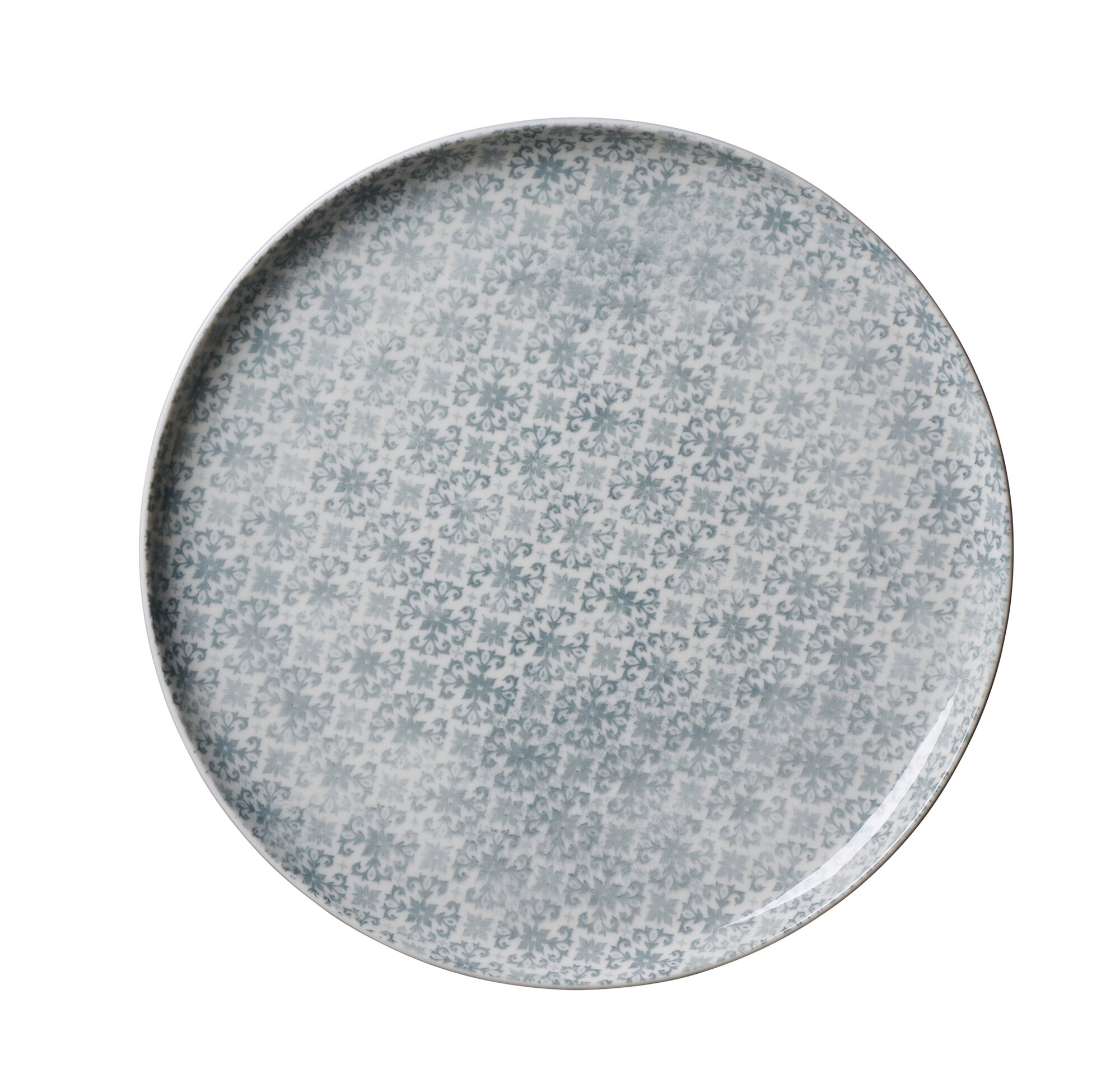 Ritzenhoff & Breker Speiseteller 0cm PORTO aus Porzellan grau