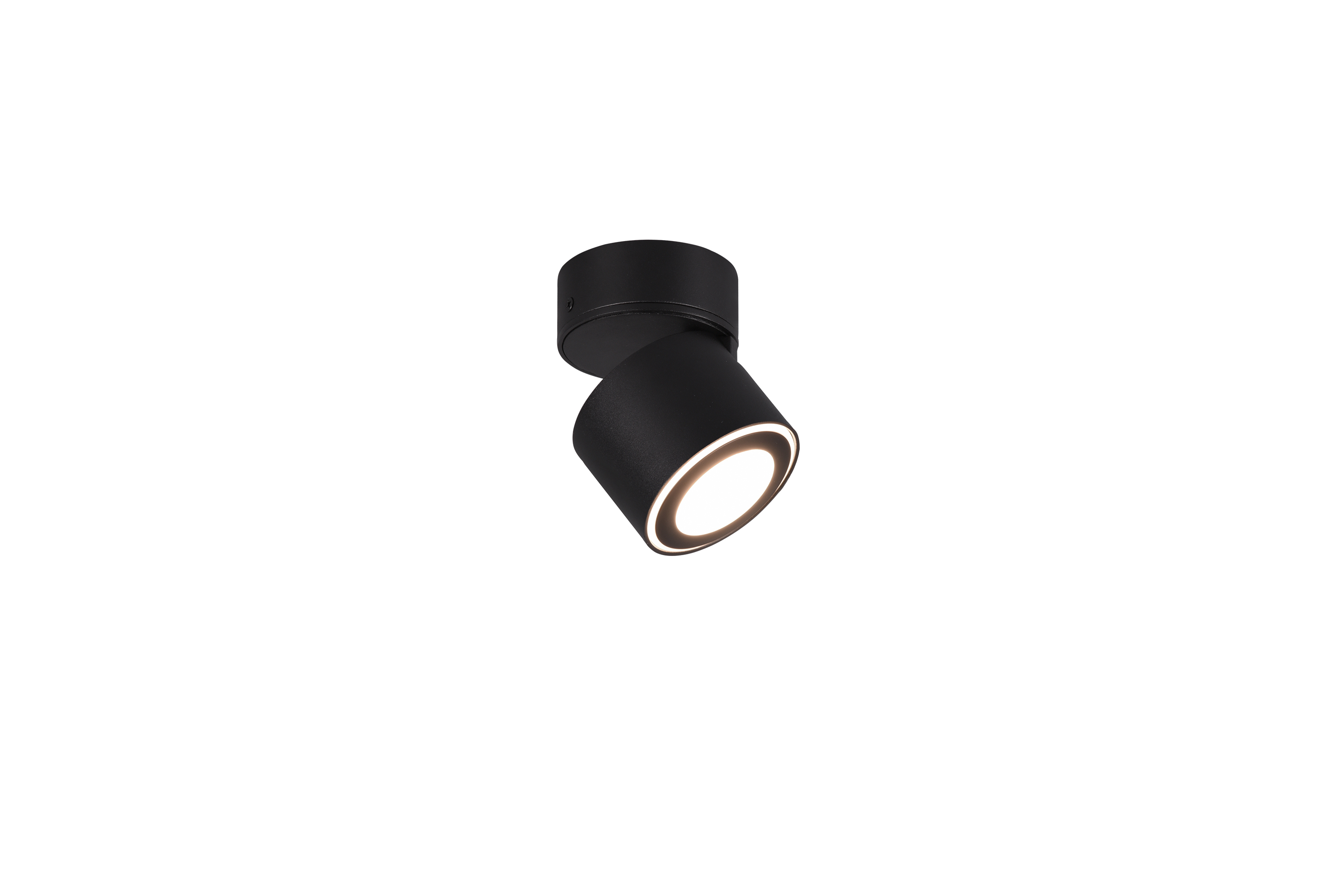 Trio LED-Deckenleuchte TAURUS in schwarz matt