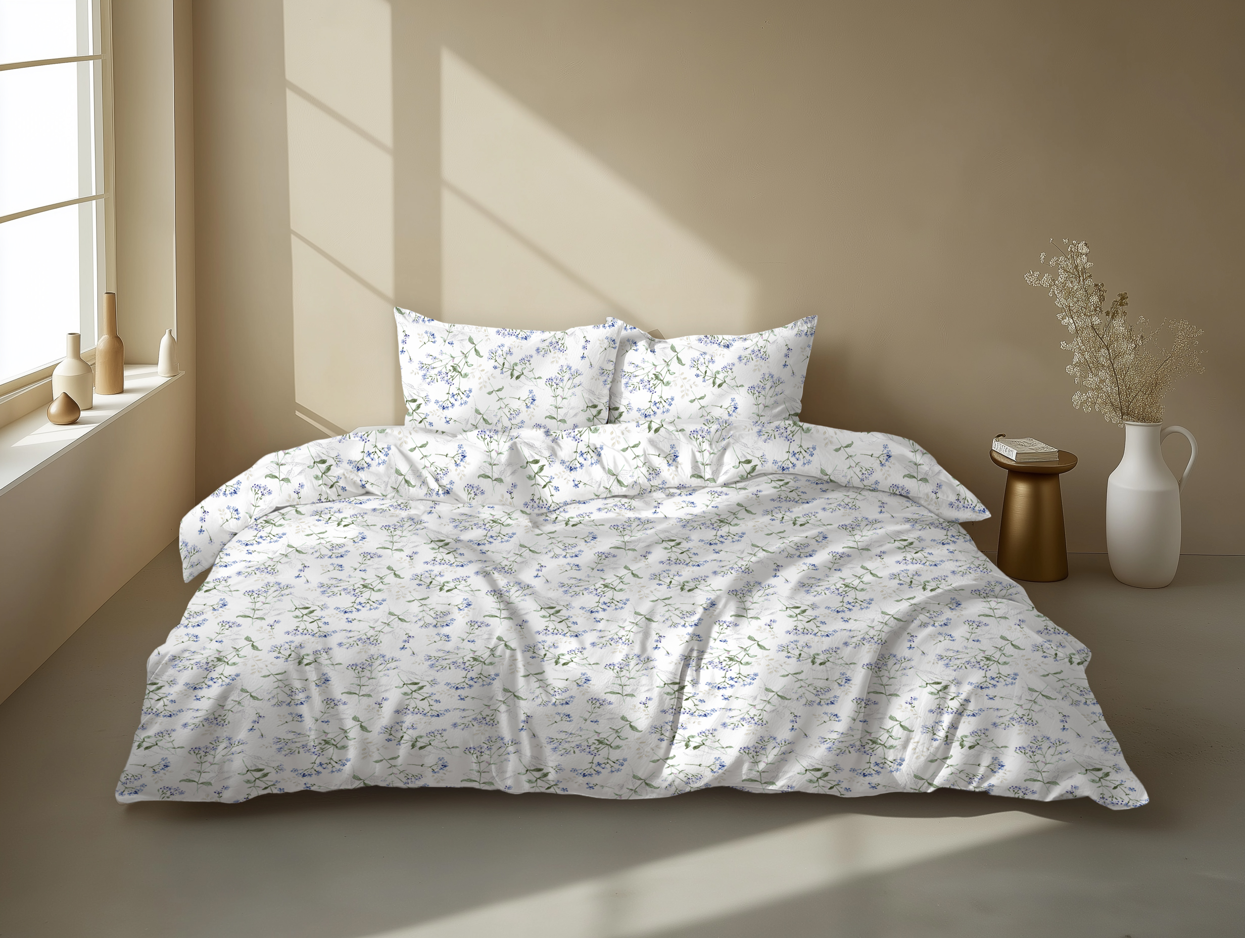 Heckettlane Bettwäsche ca. 135x200cm in Farbe White, Moebel, Bett, Kissen, Dekoration für Zuhause, Bettlaken