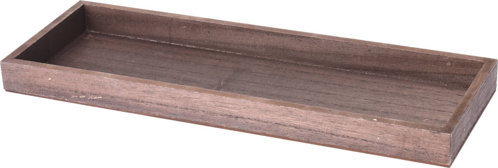 Tablett 14x40 cm Braun, Kiste, Tablett