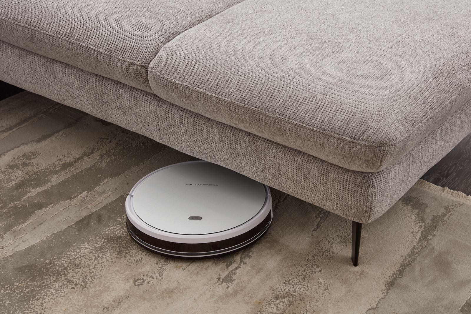 Polsteria Polstereckgruppe RELAXA TREND 1.0 ca. 298x252cm in Stoff Orlean silber