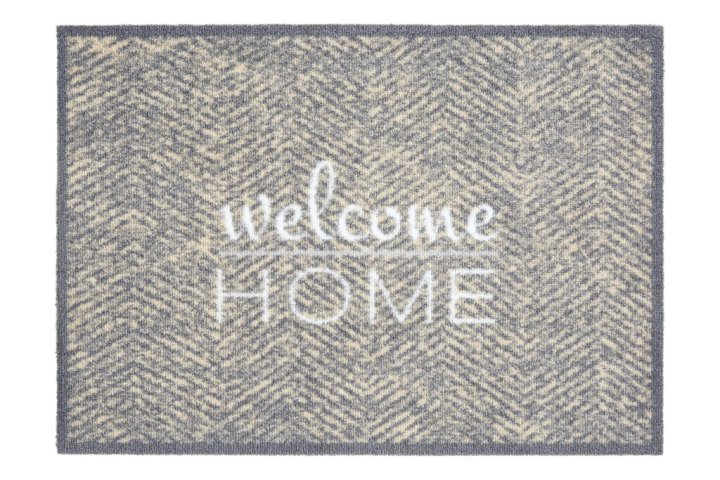 Golze & Söhne Türmatte Miabella ca. 50x70cm in Farbe Fischgrät Welc. Ho., fußmatte, welcome mat, gewebt, grau, muster