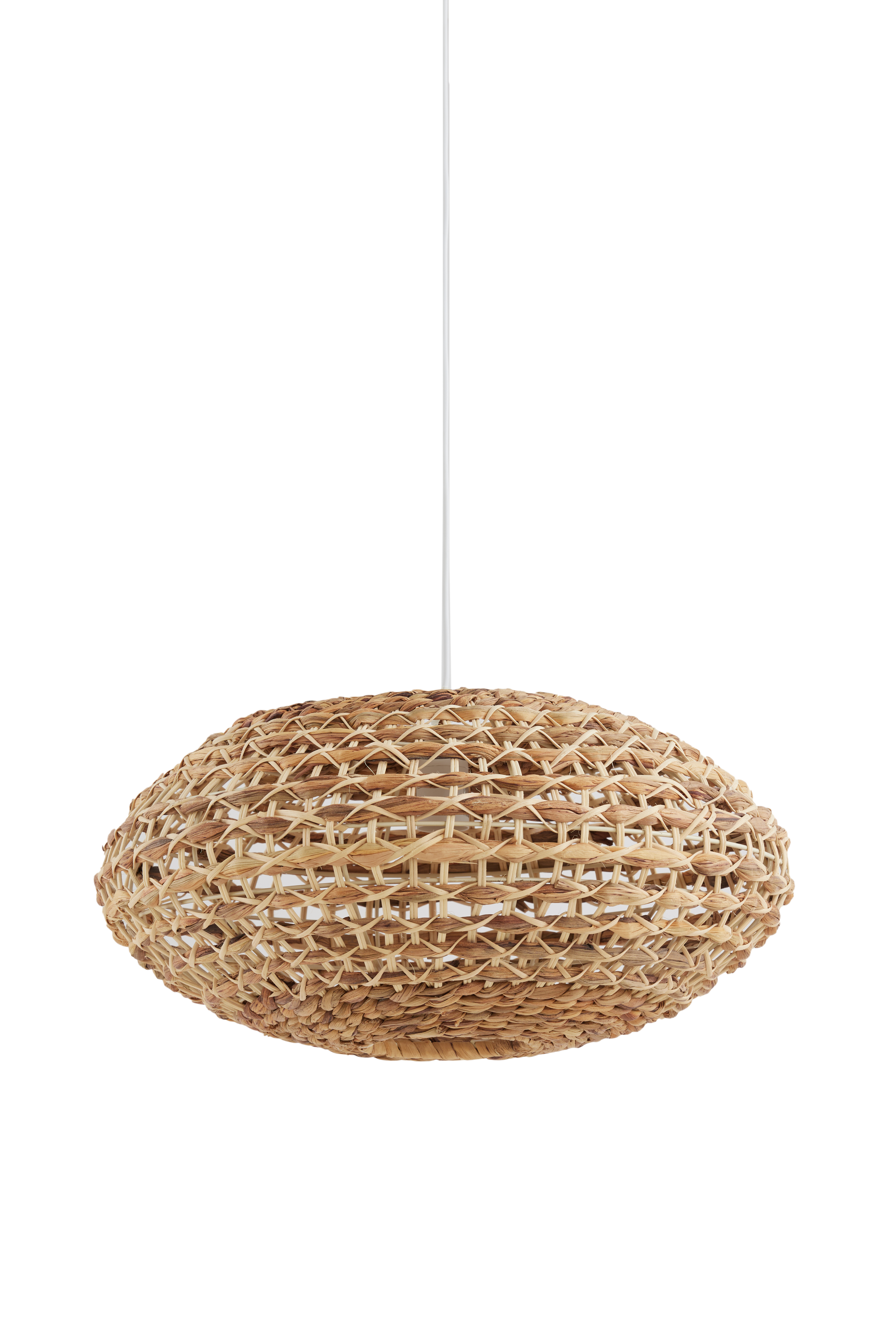 Hängeleuchte Durchm. 50x24cm in Rattan natural