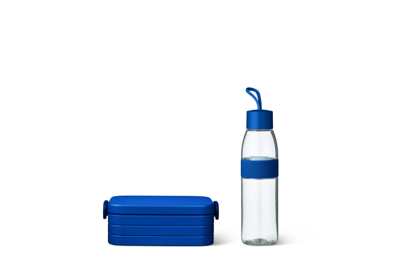 Mepal promo-set lunchset unterwegs PROMO-SET B/H ca.20,5x28cm in vivid blue