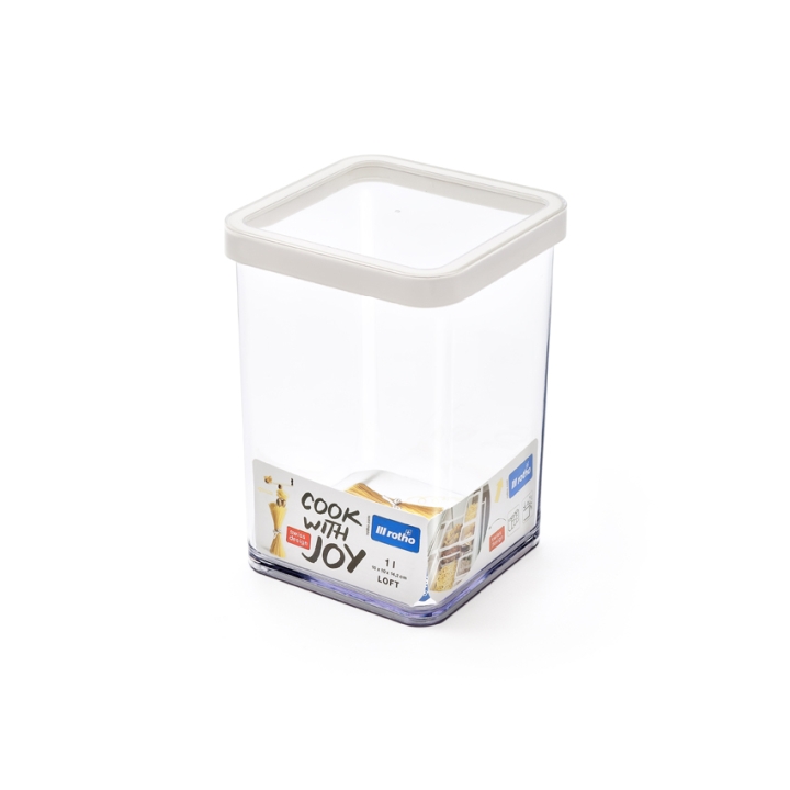 Rotho Premium Dose LOFT in Farbe Transparent Rotho Premium Dose LOFT in Farbe Transparent