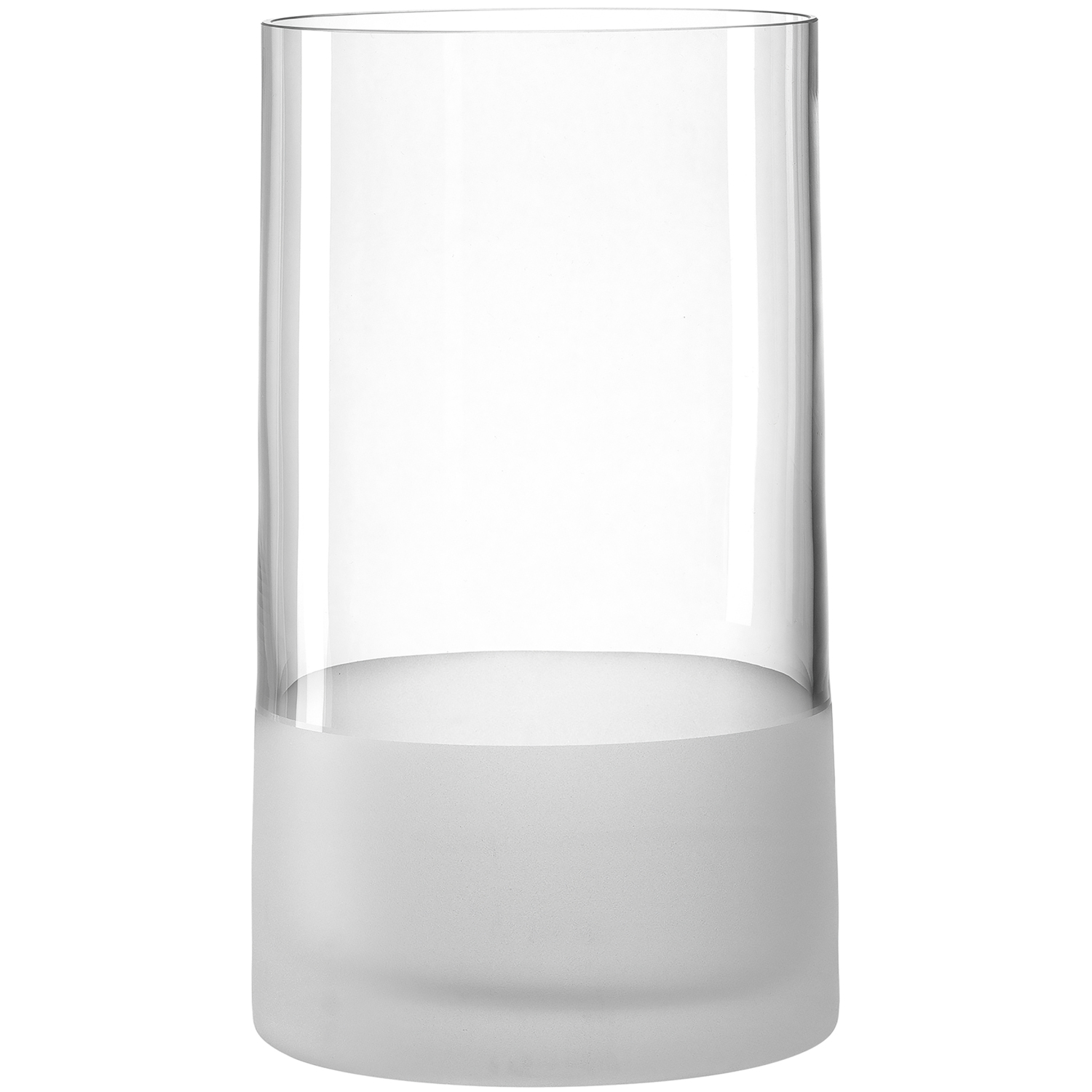 Leonardo Vase Novara 26cm in Farbe satiniert