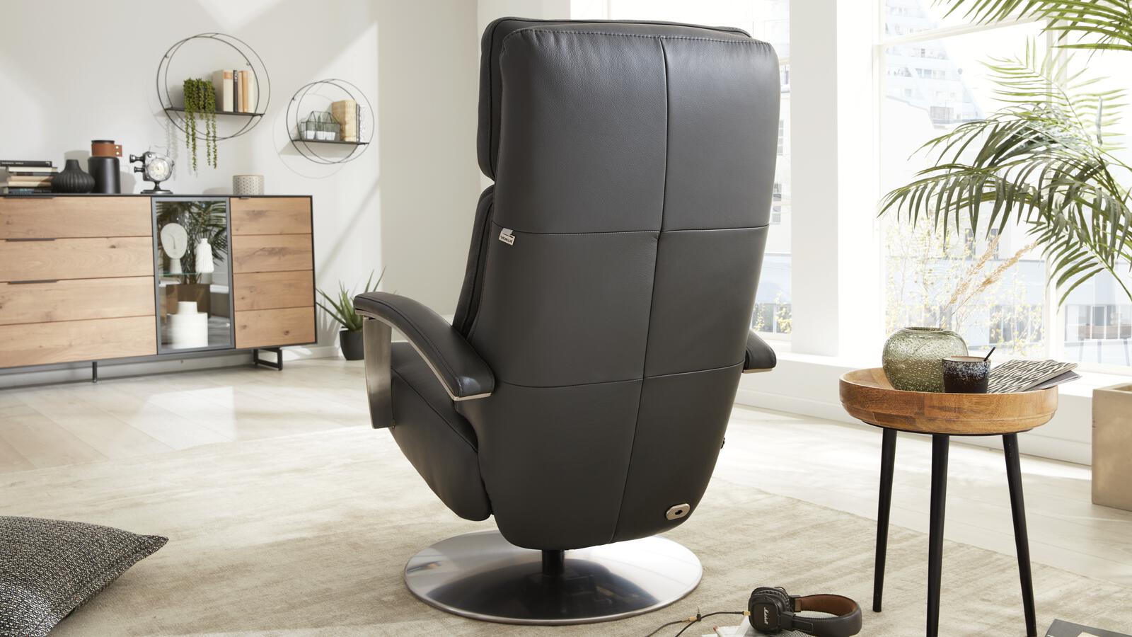 Interliving Relaxsessel INTERLIVING 4541 in Grau Interliving Relaxsessel IL 4541 in Leder Credo anthrazit