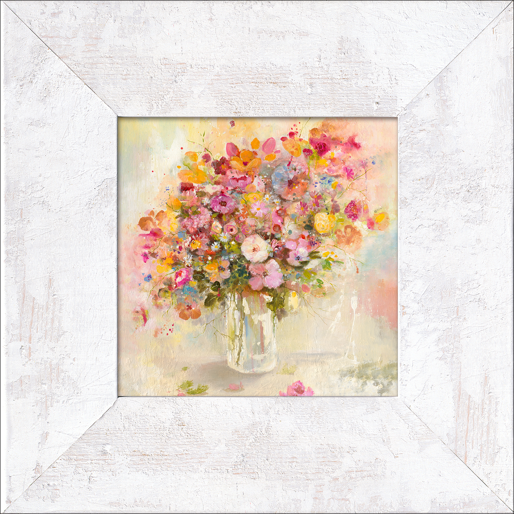 ProArt New Classic Wood 34x34cm Retro bunch of flowers I ProArt New Classic Wood 34x34cm Retro bunch of flowers I