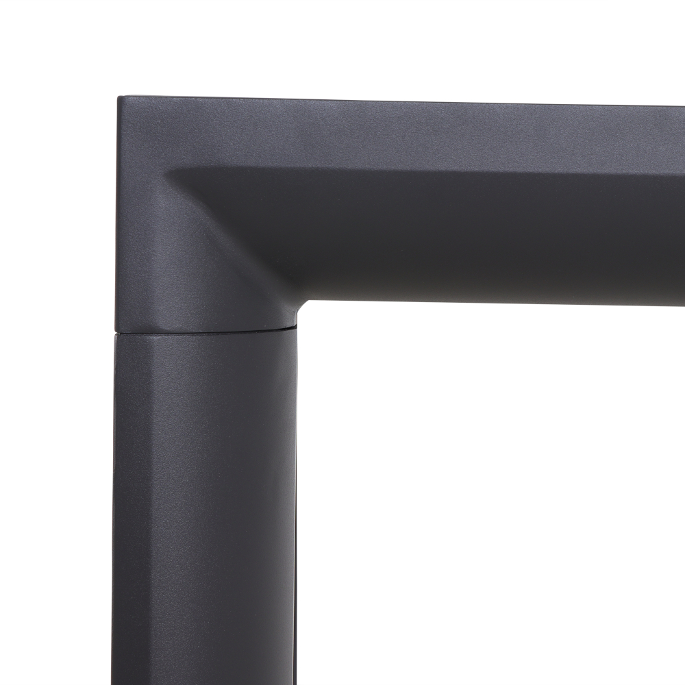 Tisch SILVA ca. 80x80cm in washed grey/anthrazit
