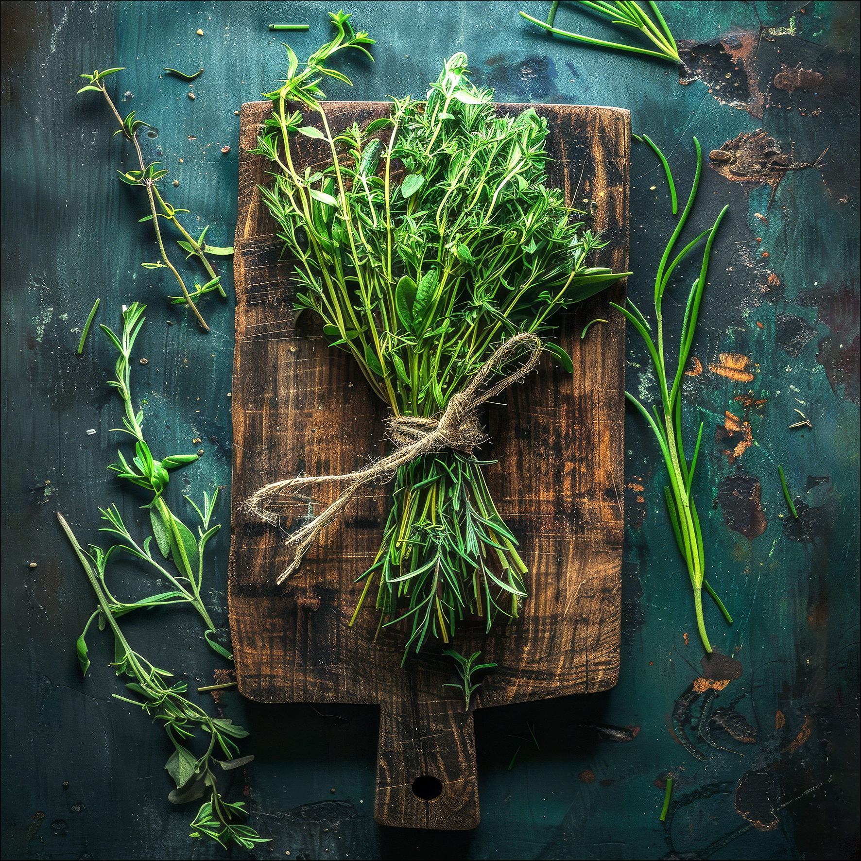 PRO ART Glas-Art 30x30cm Herbal Bunch
