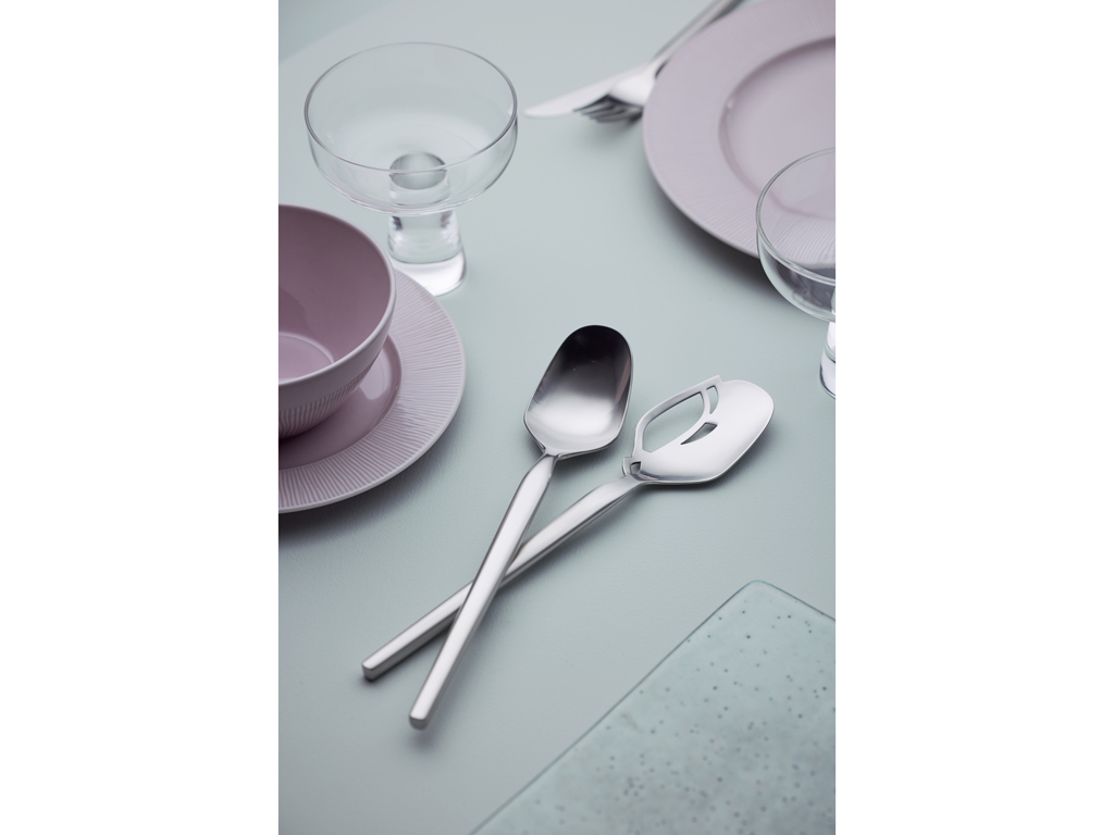 F&H Salatbesteck GENSE DOROTEA in Farbe Grau