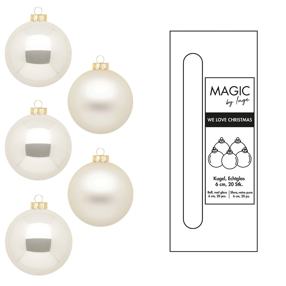 Kugel 6cm in Farbe Champagne (20 Stück/Box), Zubehor, Ohrring, Schmuck, Perle