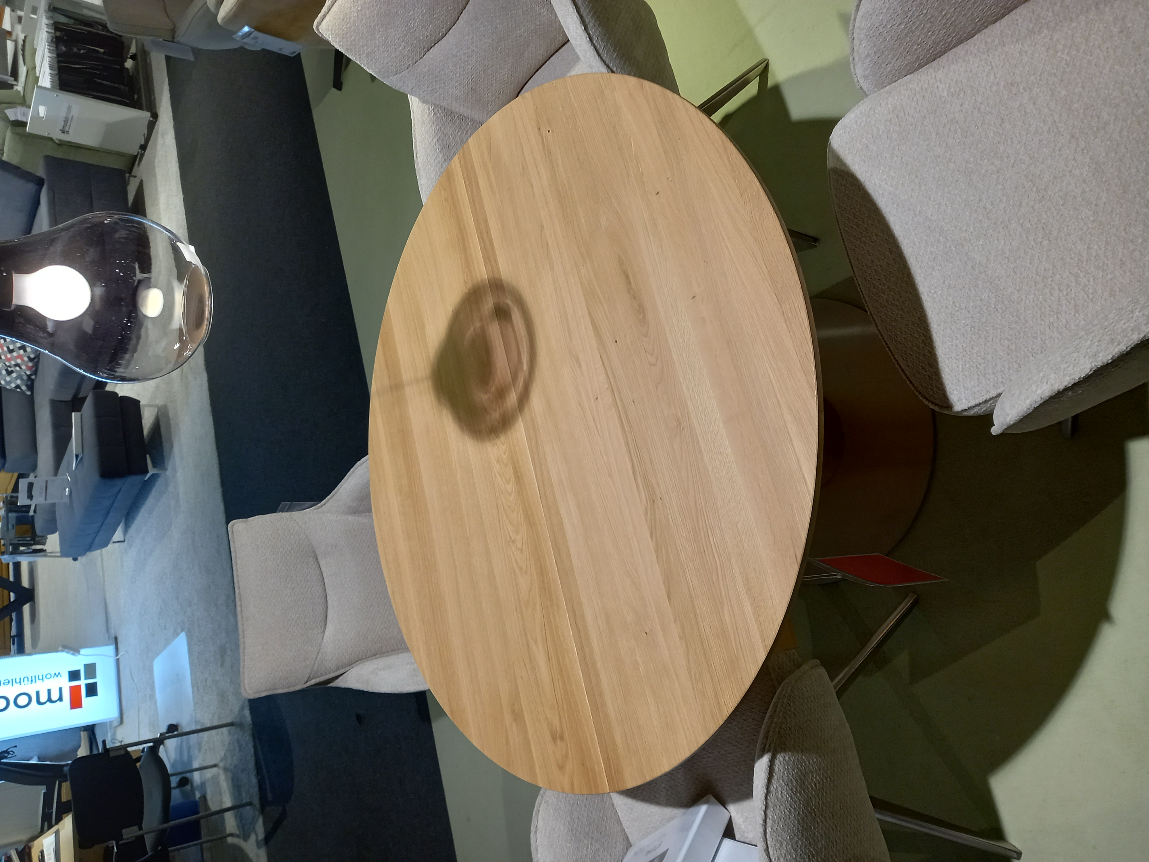 Wöstmann Esstisch RONDO ca. 115-165 cm in Wildeiche Natur-Effekt-Lack Wöstmann Esstisch RONDO ca. 115-165 cm in Wildeiche Natur-Effekt-Lack, Moebel, Tabelle, Tischplatte, Kaffeetisch, Sperrholz