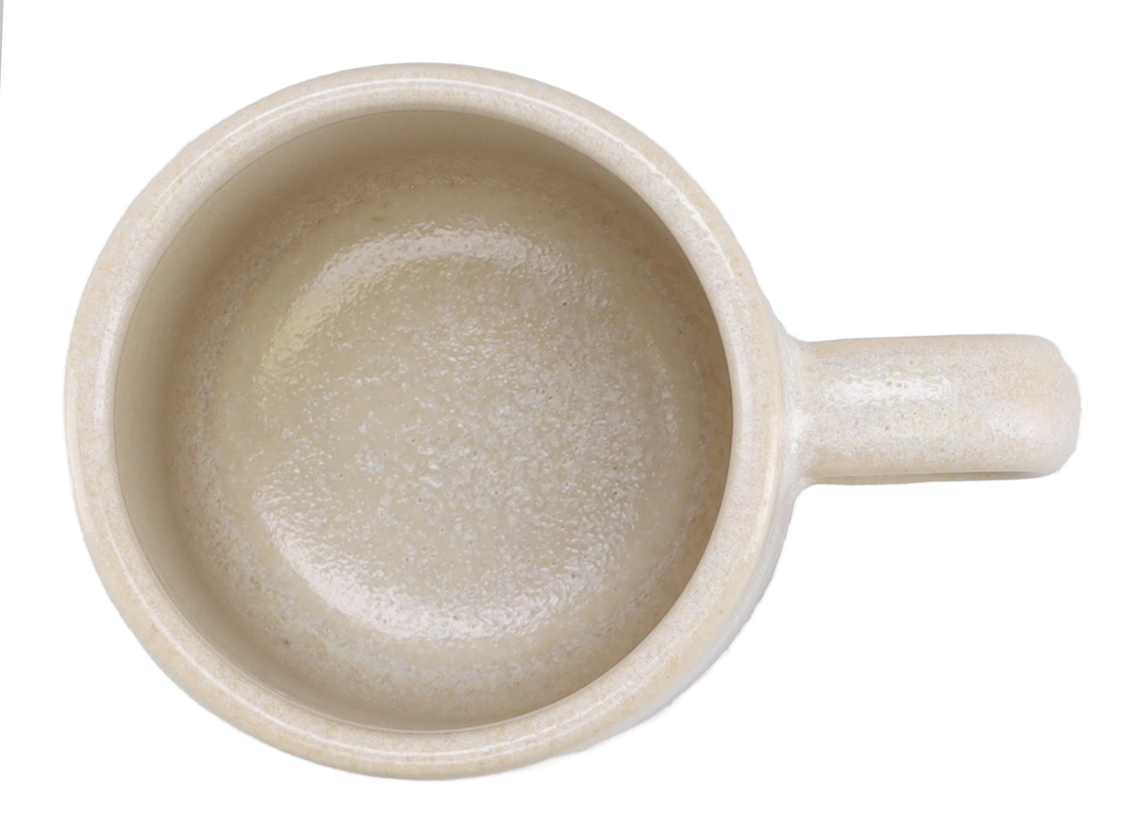 CreaTable Espressotasse Uno in Farbe sand, Keramikbecher, Becher, Tassenform, cremefarben, einfache_form
