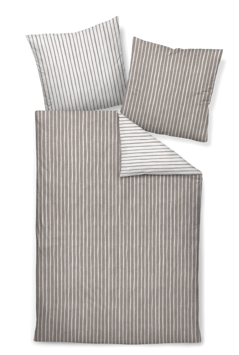Janine Design Bettwäsche DAVOS ca. 155x220cm in Farbe vulkan
