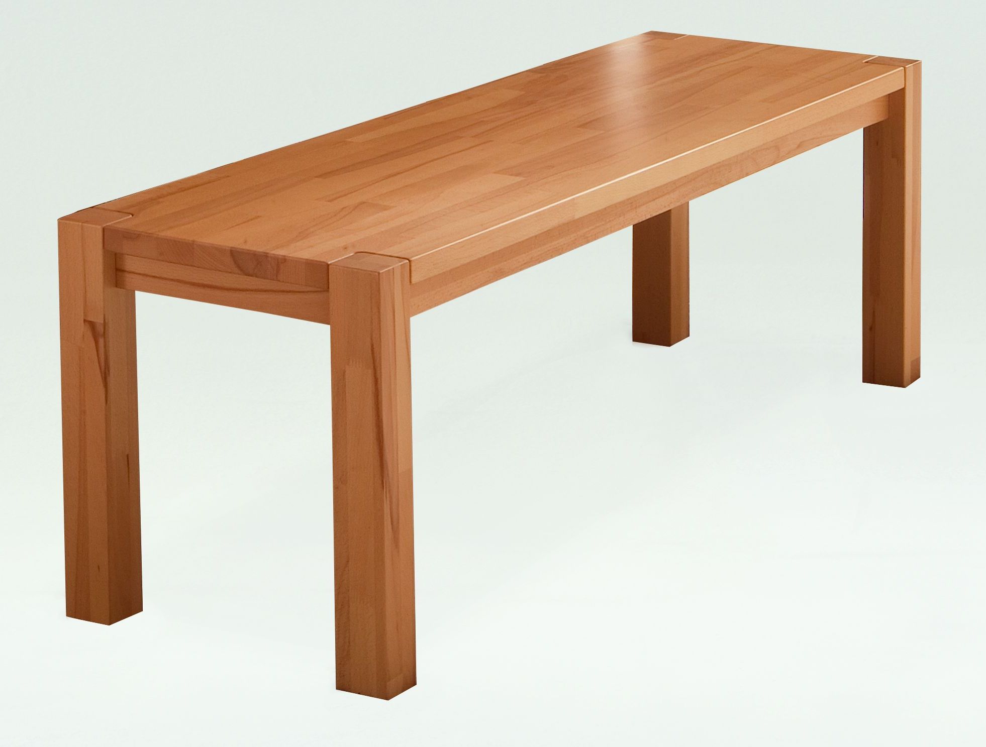 Niehoff Einzelbank TOP TRENDS, Holztisch, Esstisch, Massivholz, Holzfarbe, rechteckig