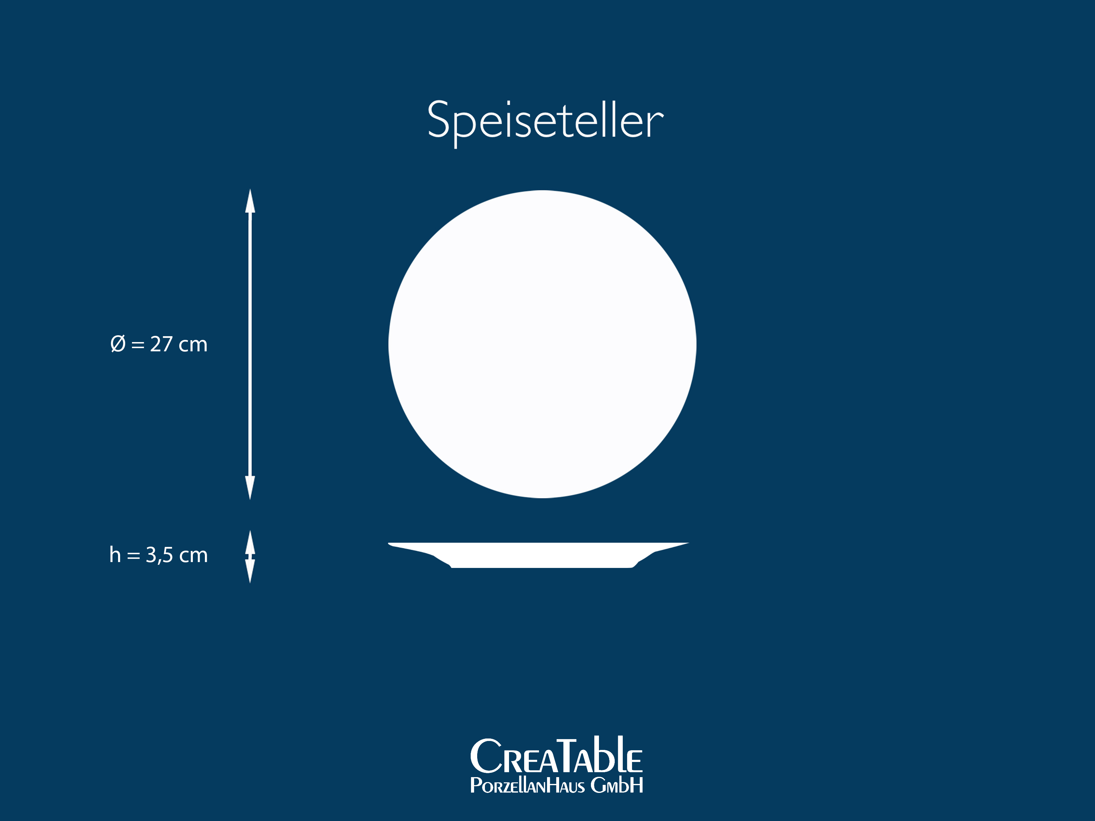 CreaTable Speiseteller Nature Collection in Farbe Salbei glänzend CreaTable Speiseteller Nature Collection in Farbe Salbei glänzend, Natur, Nacht, Draußen, Mond, Besteck