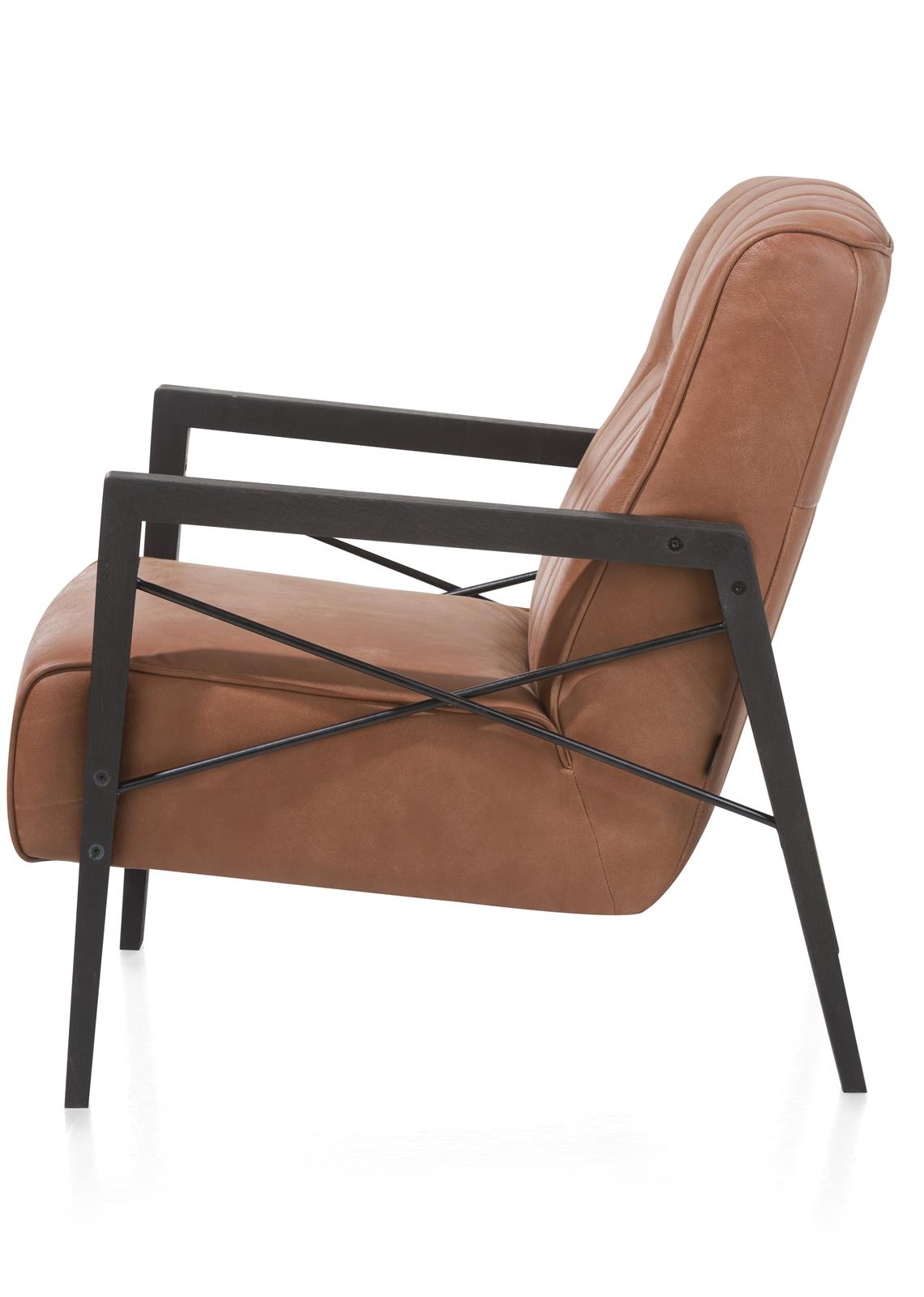Henders & Hazel Sessel NORTHON in Leder Catania brique