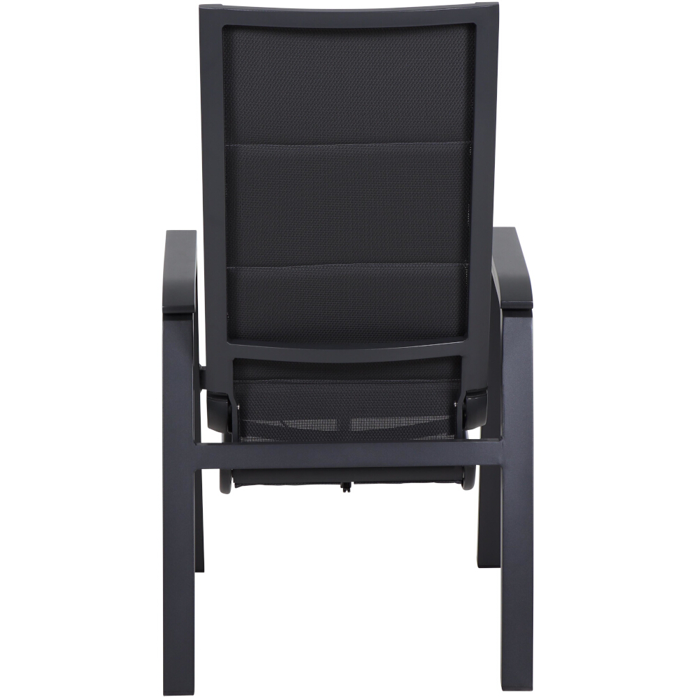 Relax-Move-Sessel MILANO in Ranotex grau/Aluminium matt anthr.